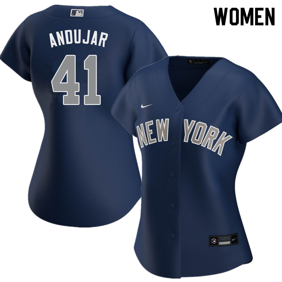 2020 Nike Women #41 Miguel Andujar New York Yankees Baseball Jerseys Sale-Navy